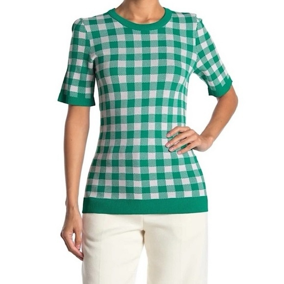Ronny Kobo Collection Tops - Ronny Kobo Plaid Top